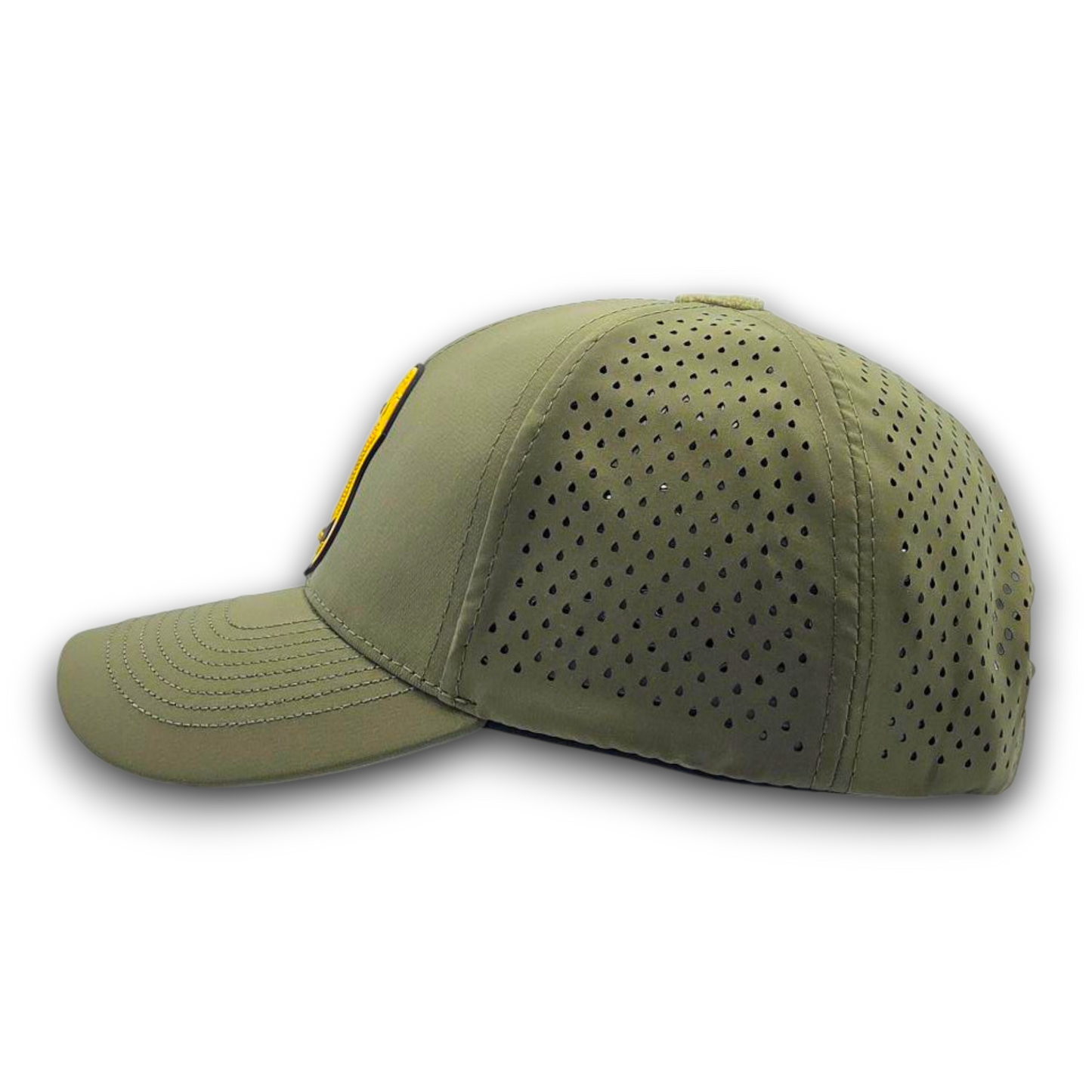 NPS PARK RANGER BADGE GOLD PVC PATCH SCS BRAND PERFORATED MESH HAT