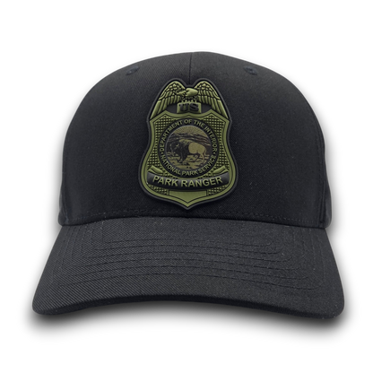 NPS PARK RANGER BADGE PVC PATCH FLEXFIT HAT