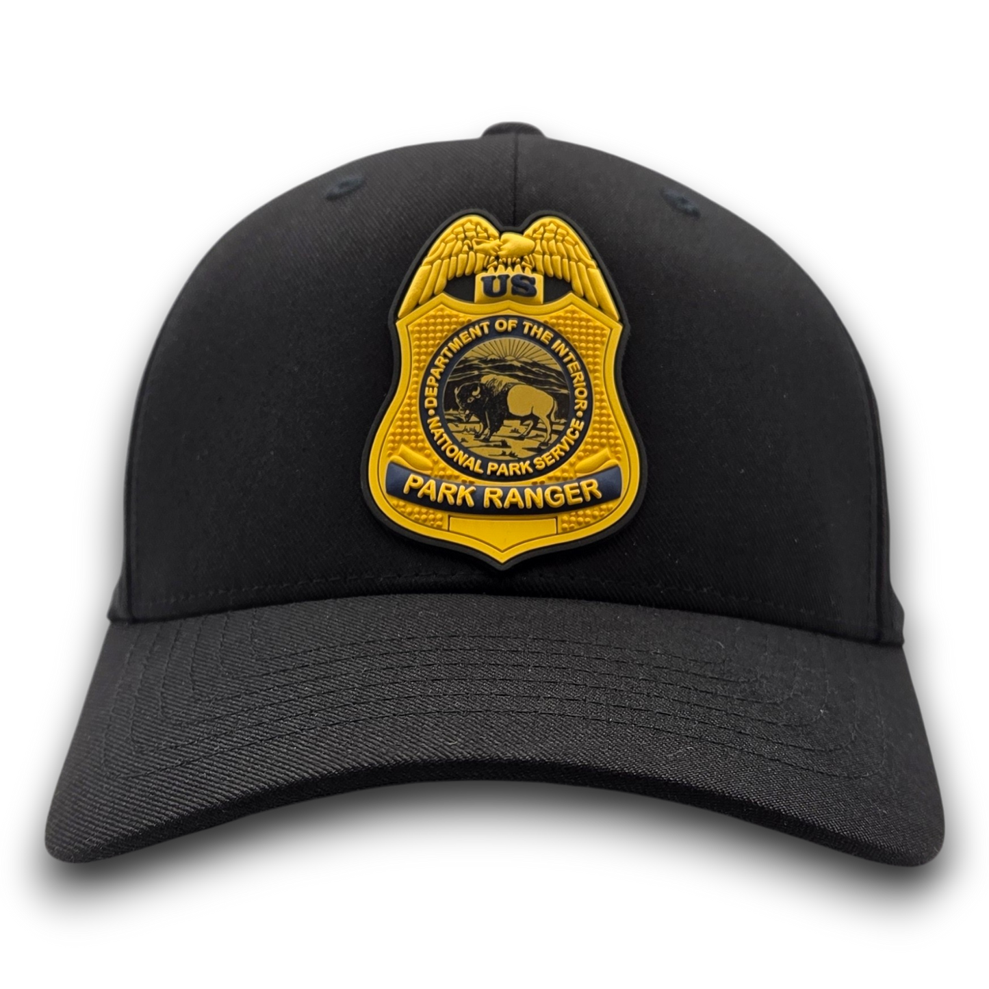 NPS PARK RANGER BADGE PVC PATCH FLEXFIT HAT