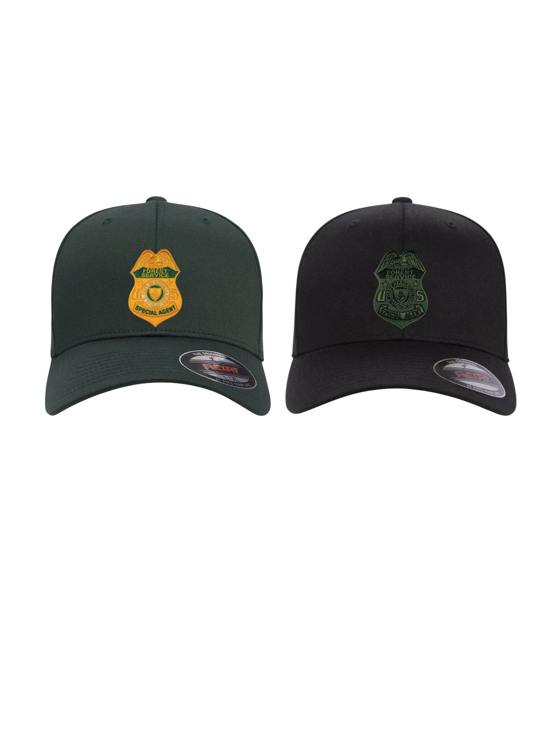 USFS SPECIAL AGENT BADGE FLEXFIT HAT – Sally's Cop Shop
