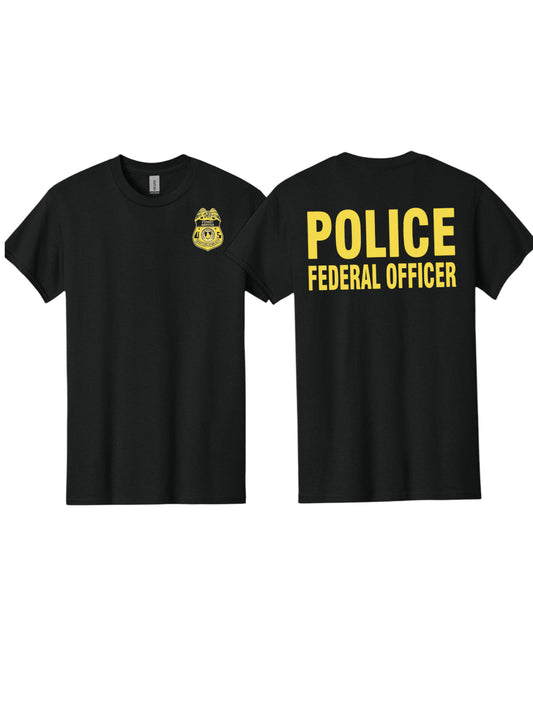 USFS ENFORCEMENT POLICE FEDERAL OFFICER T-SHIRT-5000