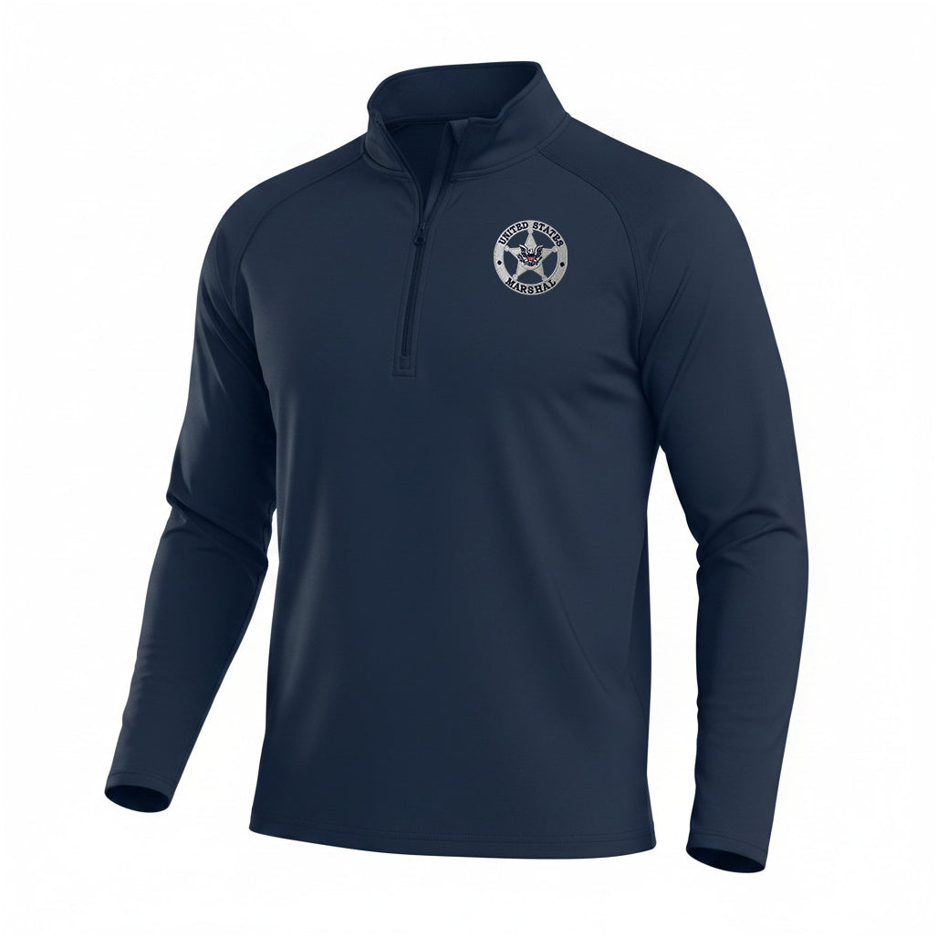 MEN'S EMB USMS STAR SPORT TEK SPORT WICK STRETCH 1/2 ZIP PULLOVER-ST850