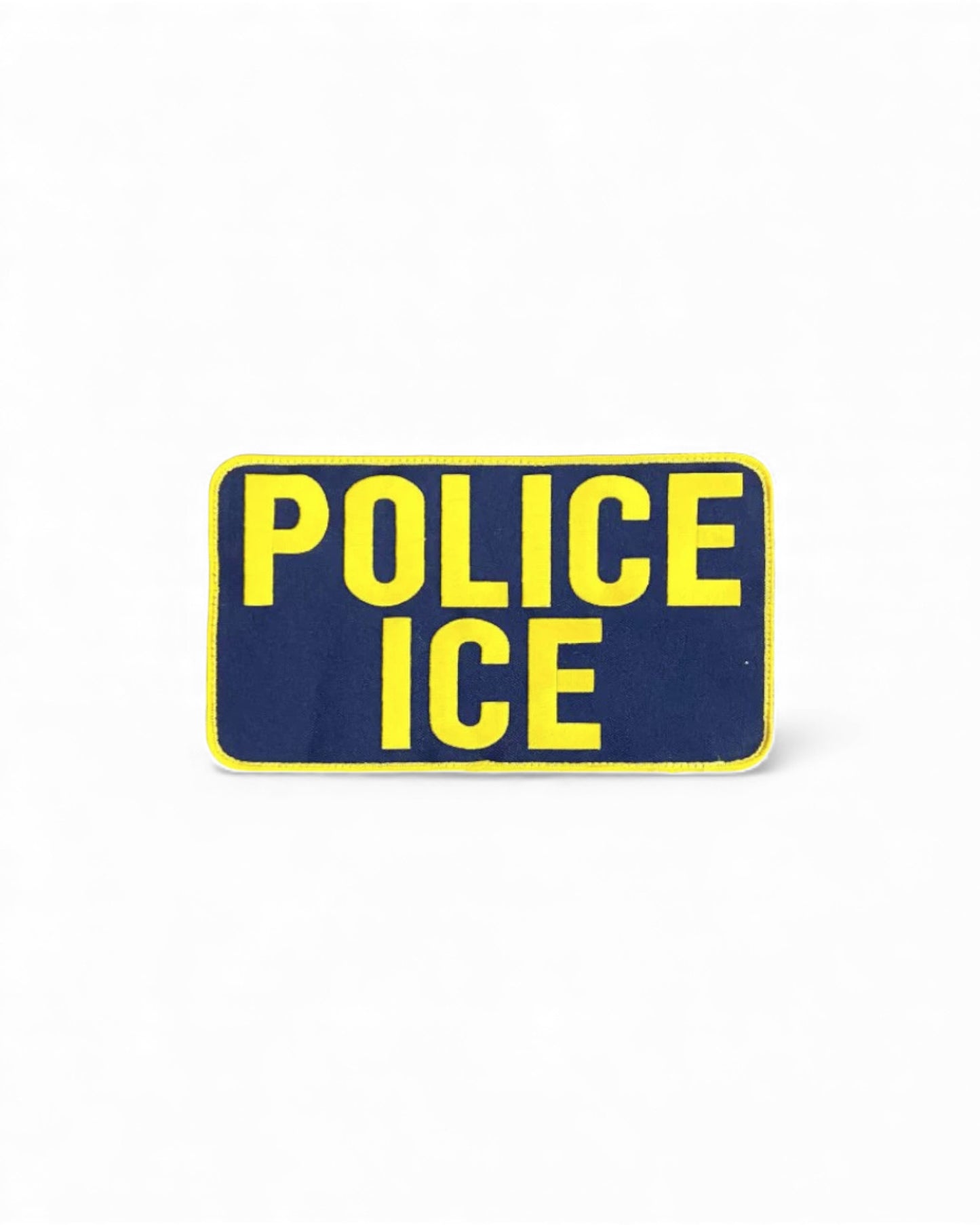 CLEARANCE POLICE ICE VEST PATCH 9X5