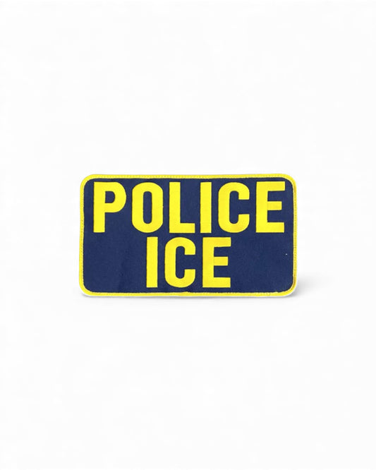 CLEARANCE POLICE ICE VEST PATCH 9X5