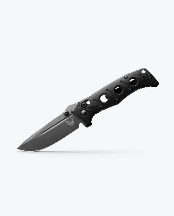 BENCMADE Mini Adamas® | Black G10 | Drop-point