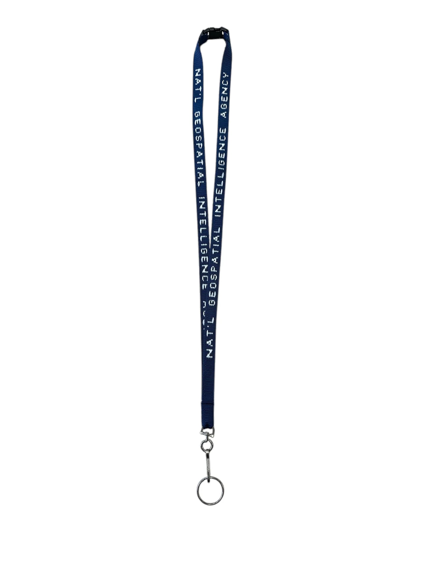 CLEARANCE AGENCY LANYARD 1/2" X 35"  CIA / NATI'L GEO INTEL