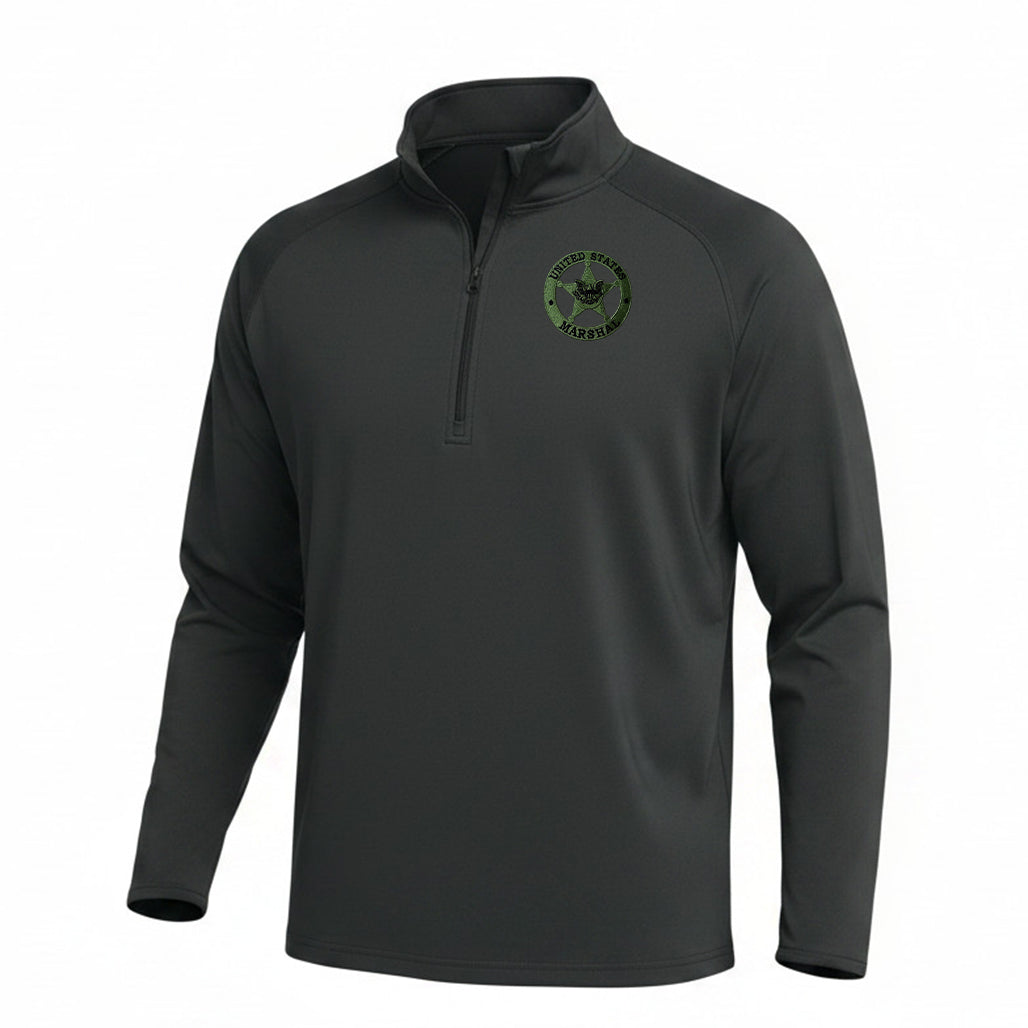 MEN'S EMB USMS STAR SPORT TEK SPORT WICK STRETCH 1/2 ZIP PULLOVER-ST850
