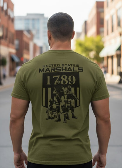 *NEW* UNITED STATES MARHSALS 1789 T-SHIRT