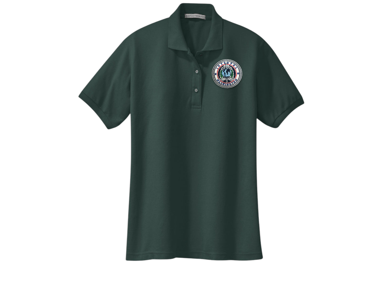 WOMEN'S INTERPOL WASHINGTON BADGE PORT AUTHORITY POLO - L500