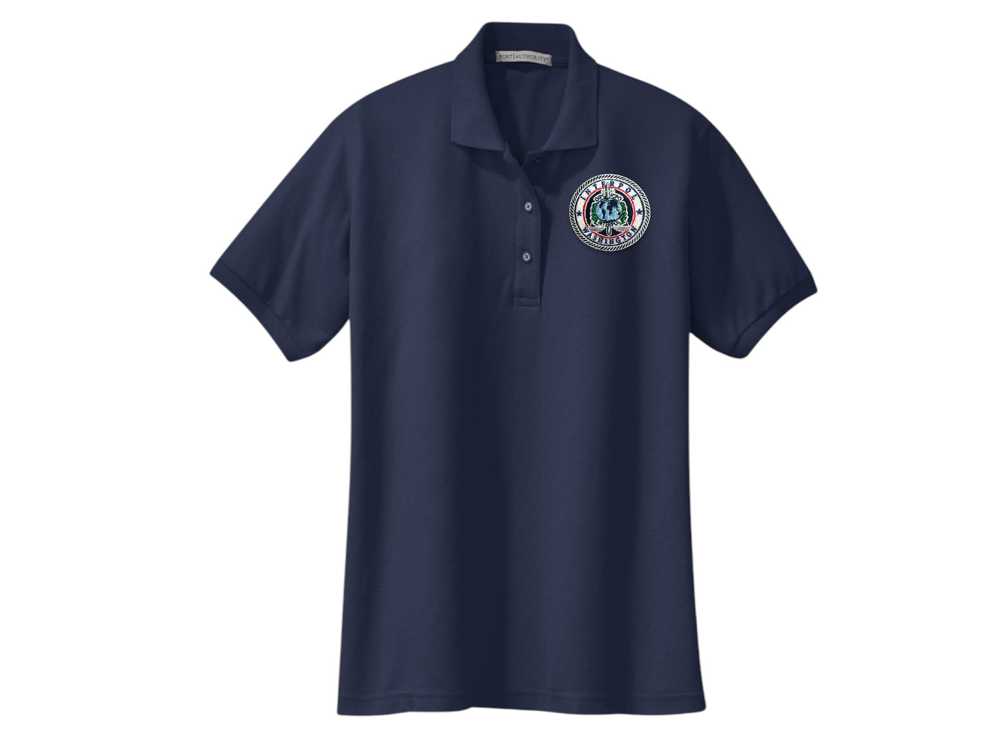WOMEN'S INTERPOL WASHINGTON BADGE PORT AUTHORITY POLO - L500