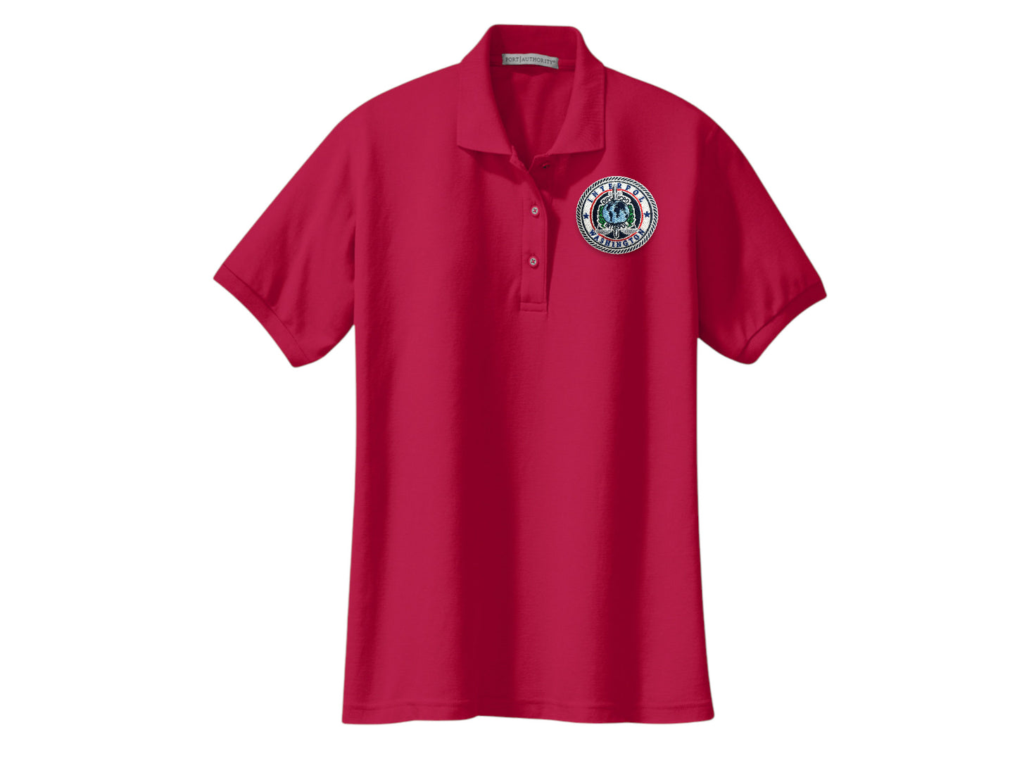 WOMEN'S INTERPOL WASHINGTON BADGE PORT AUTHORITY POLO - L500