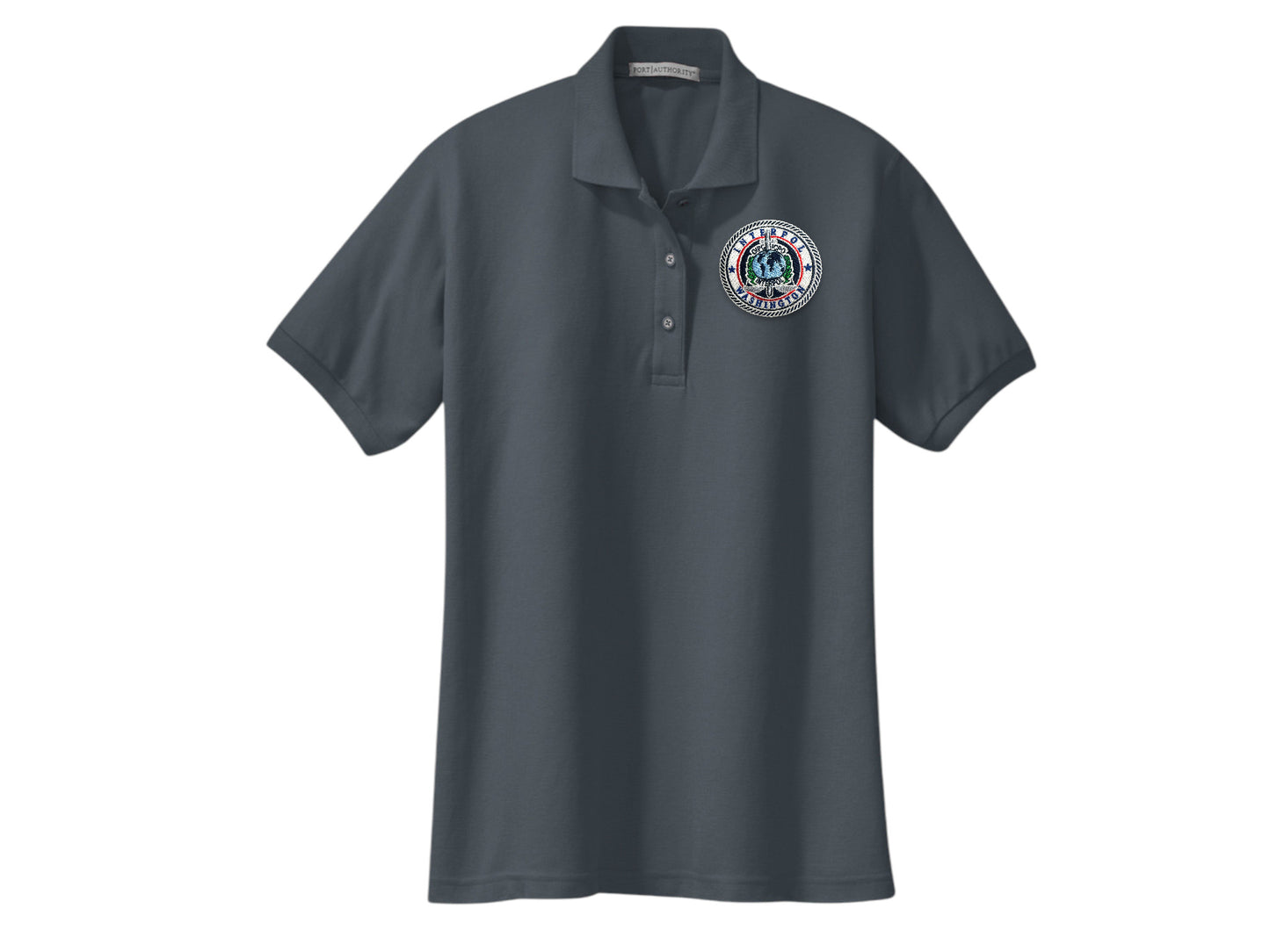 WOMEN'S INTERPOL WASHINGTON BADGE PORT AUTHORITY POLO - L500