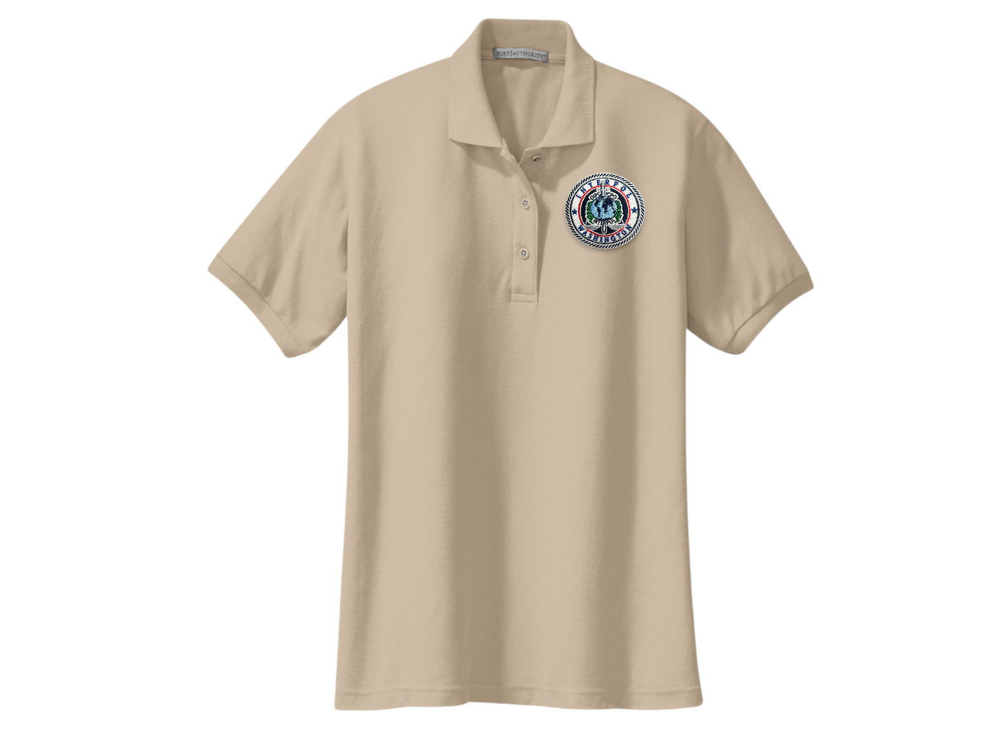 WOMEN'S INTERPOL WASHINGTON BADGE PORT AUTHORITY POLO - L500