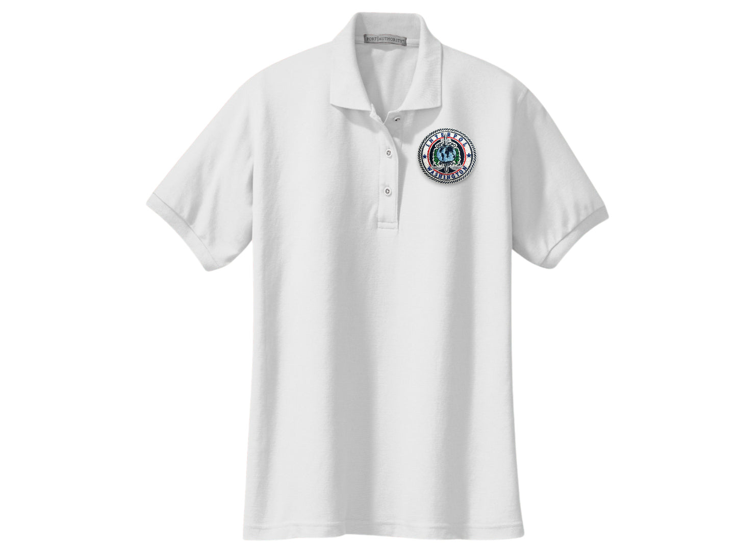 WOMEN'S INTERPOL WASHINGTON BADGE PORT AUTHORITY POLO - L500