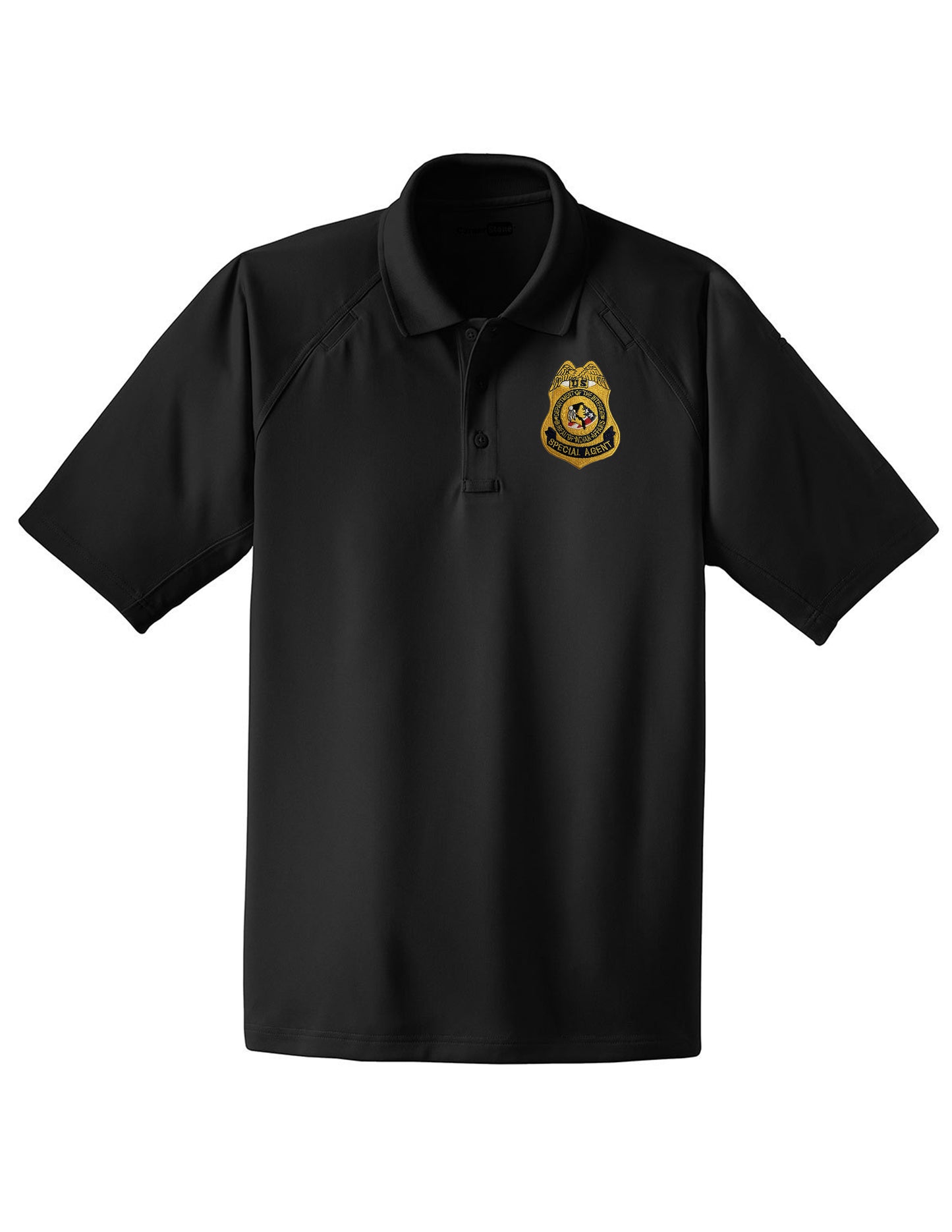 MEN'S BIA SPECIAL AGENT BADGE POLO-CS410