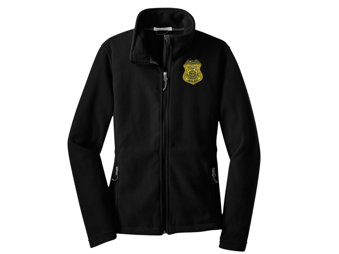 WOMEN'S ARMY CI BADGE SPECIAL AGENT FLEECE FULL ZIP JACKET-L217