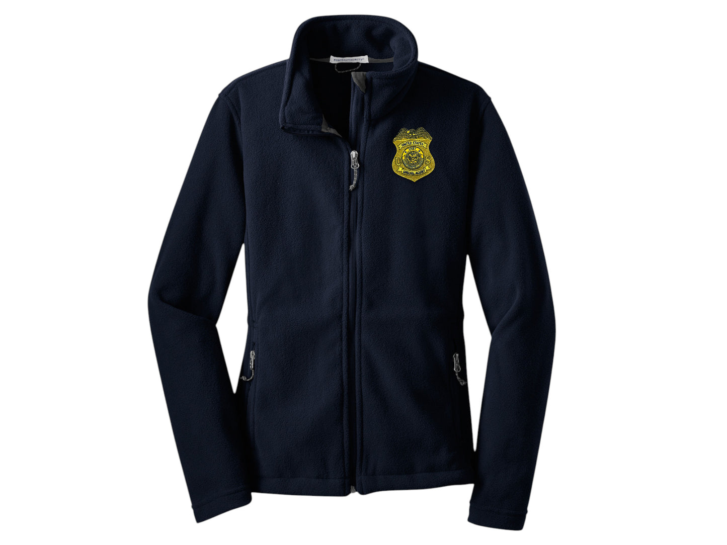 WOMEN'S ARMY CI BADGE SPECIAL AGENT FLEECE FULL ZIP JACKET-L217
