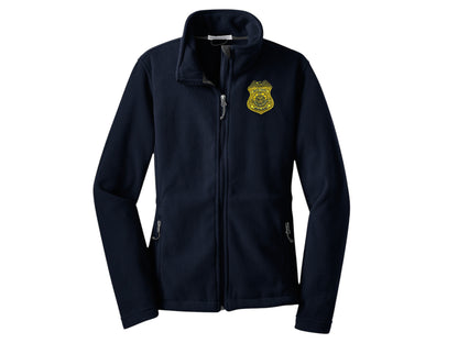 WOMEN'S ARMY CI BADGE SPECIAL AGENT FLEECE FULL ZIP JACKET-L217
