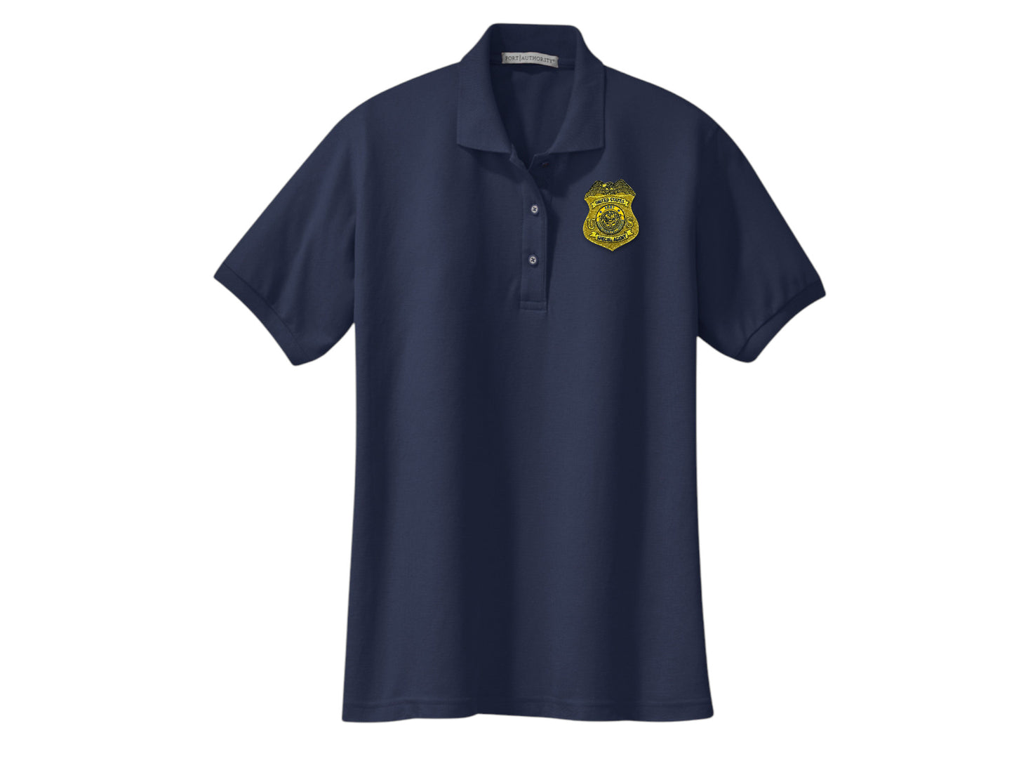 WOMEN'S ARMY CI SA BADGE PORT AUTHORITY POLO - L500