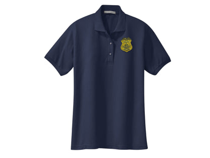 WOMEN'S ARMY CI SA BADGE PORT AUTHORITY POLO - L500