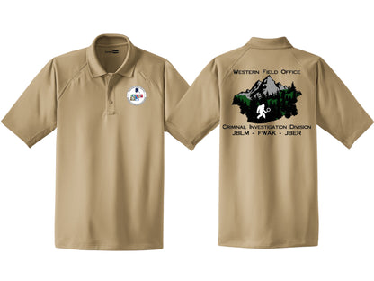 MEN'S WESTERN FIELD OFFICE CID PRINTED- CORNERSTONE POLO-CS410
