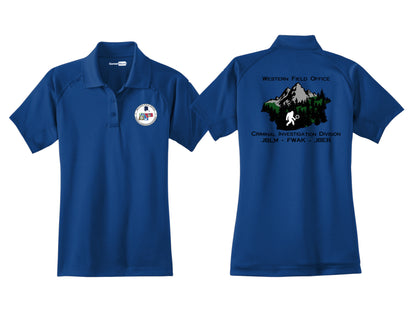 WOMEN'S WESTERN FIELD OFFICE CID PRINTED CORNERSTONE POLO-CS411