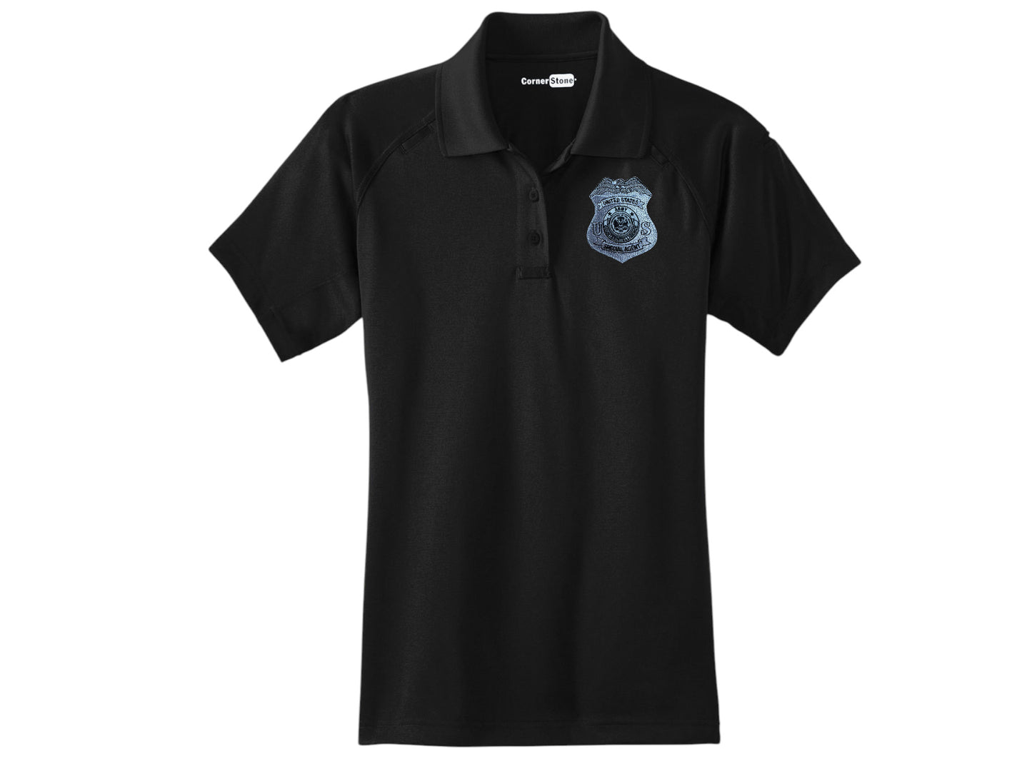 WOMEN'S ARMY CI SPECIAL AGENT BADGE TACTICAL POLO-CS411