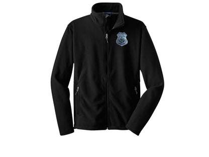 MEN'S ARMY CI SPECIAL AGENT BADGE FLEECE FULL ZIP JACKET-F217