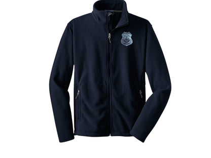 MEN'S ARMY CI SPECIAL AGENT BADGE FLEECE FULL ZIP JACKET-F217