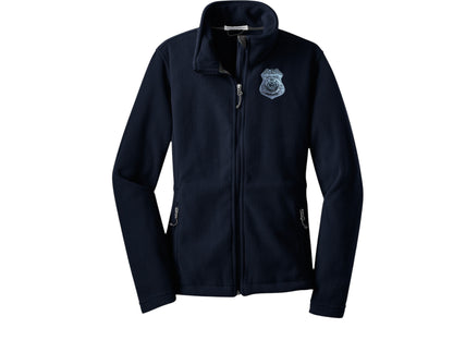 WOMEN'S ARMY CI BADGE SPECIAL AGENT FLEECE FULL ZIP JACKET-L217