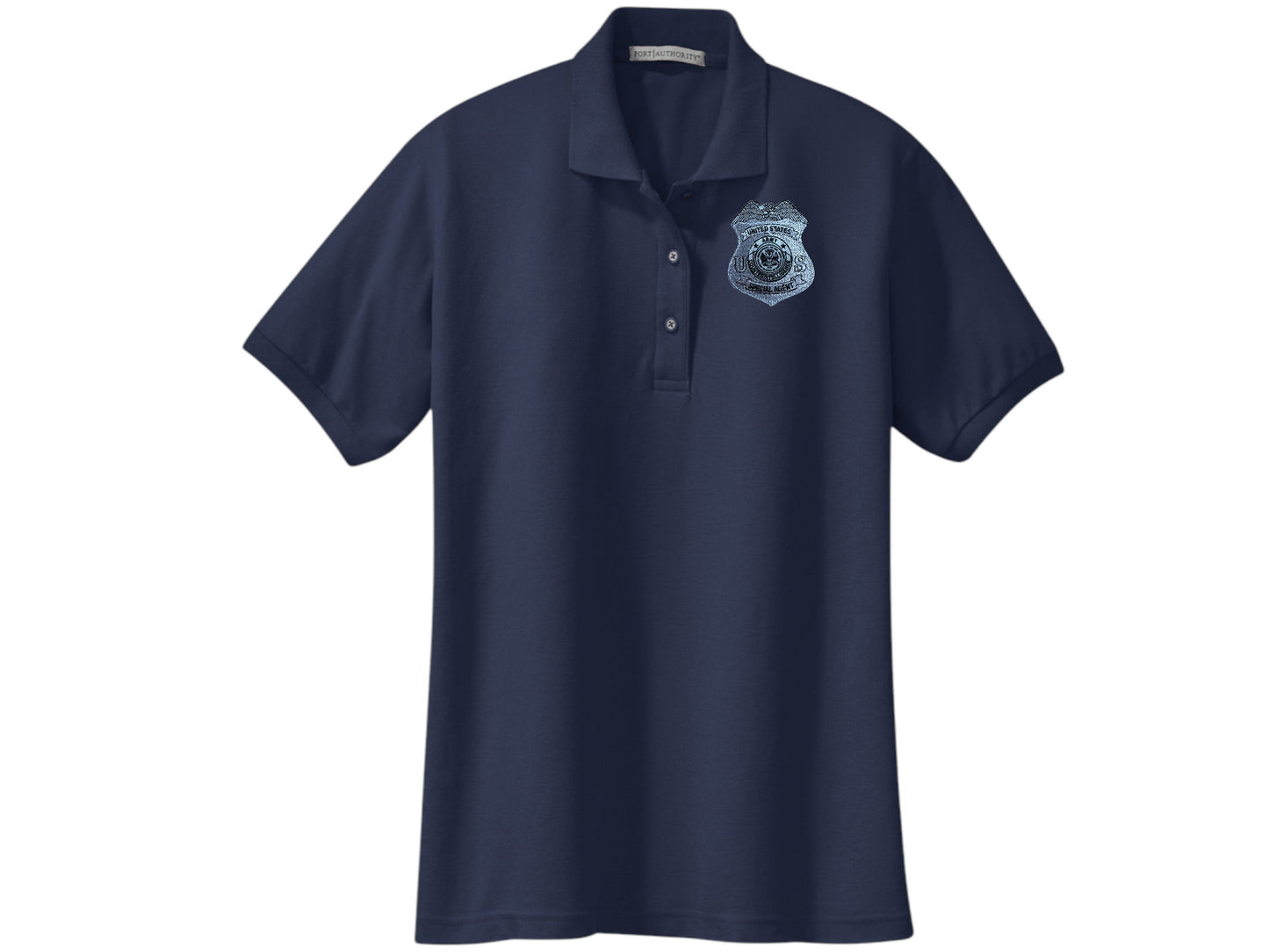 WOMEN'S ARMY CI SA BADGE PORT AUTHORITY POLO - L500