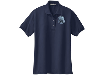 WOMEN'S ARMY CI SA BADGE PORT AUTHORITY POLO - L500