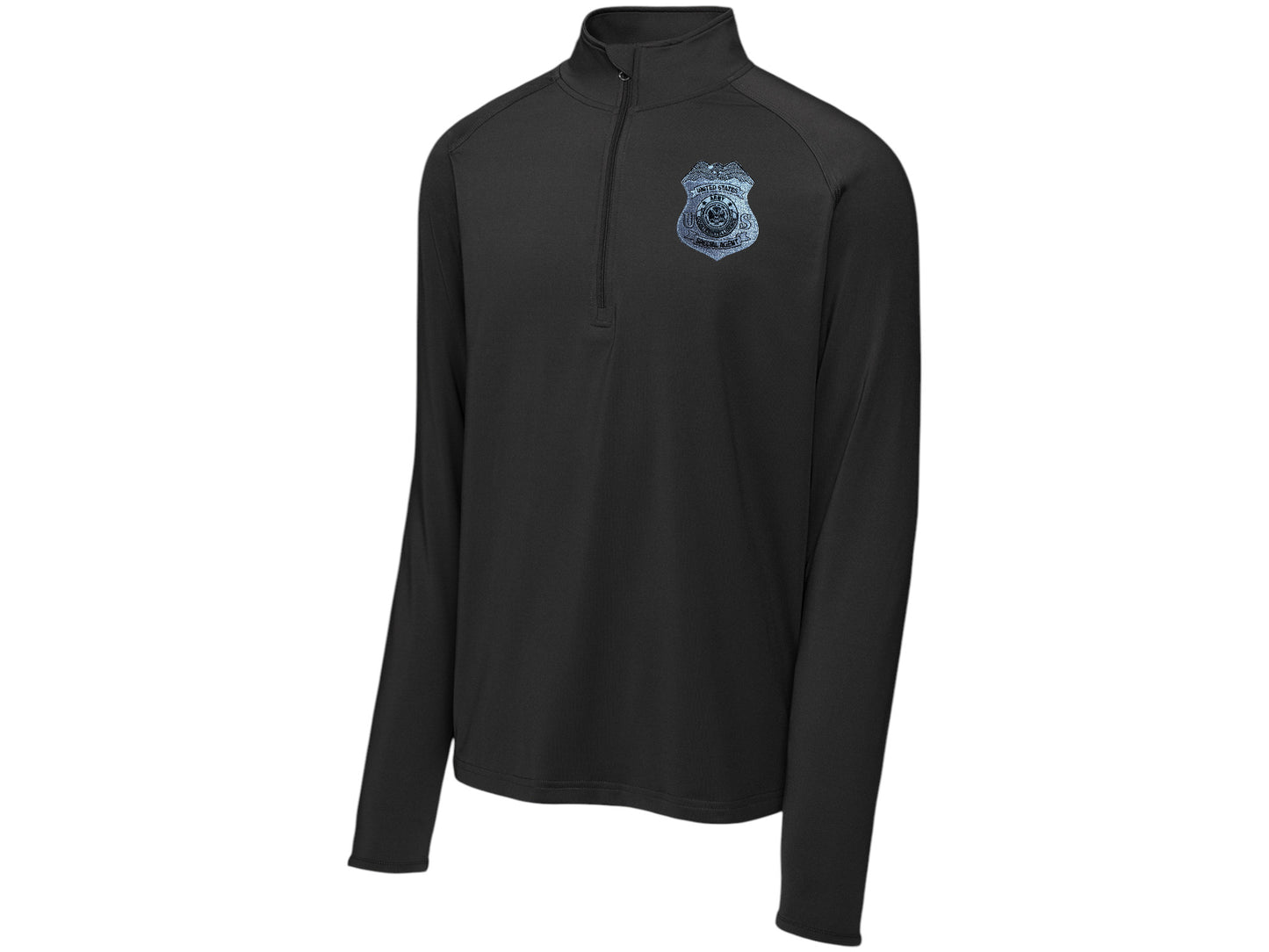 MEN'S ARMY CI SPECIAL AGENT BADGE SPORT WICK STRETCH 1/2 ZIP PULLOVER-ST850