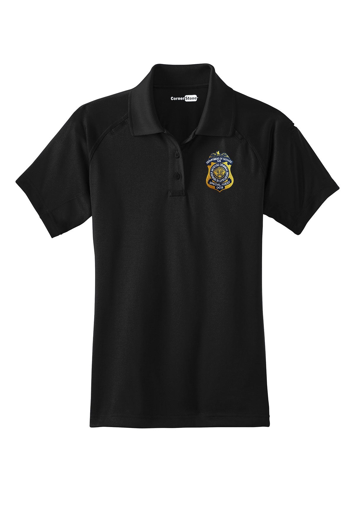 WOMEN'S DCIS S/A BADGE TACTICAL POLO-CS411