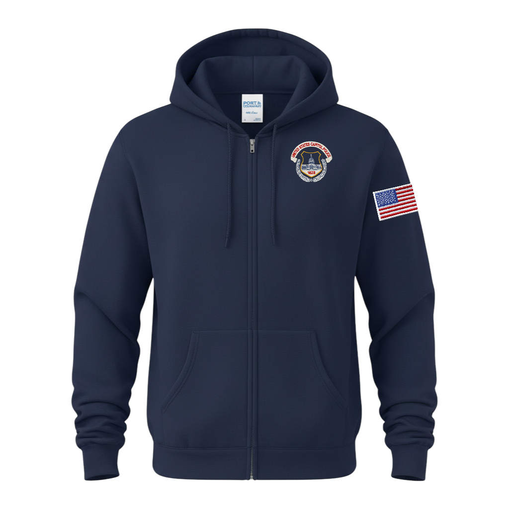 USCP SEAL FULL ZIP HOODED SWEATSHIRT-PC78ZH