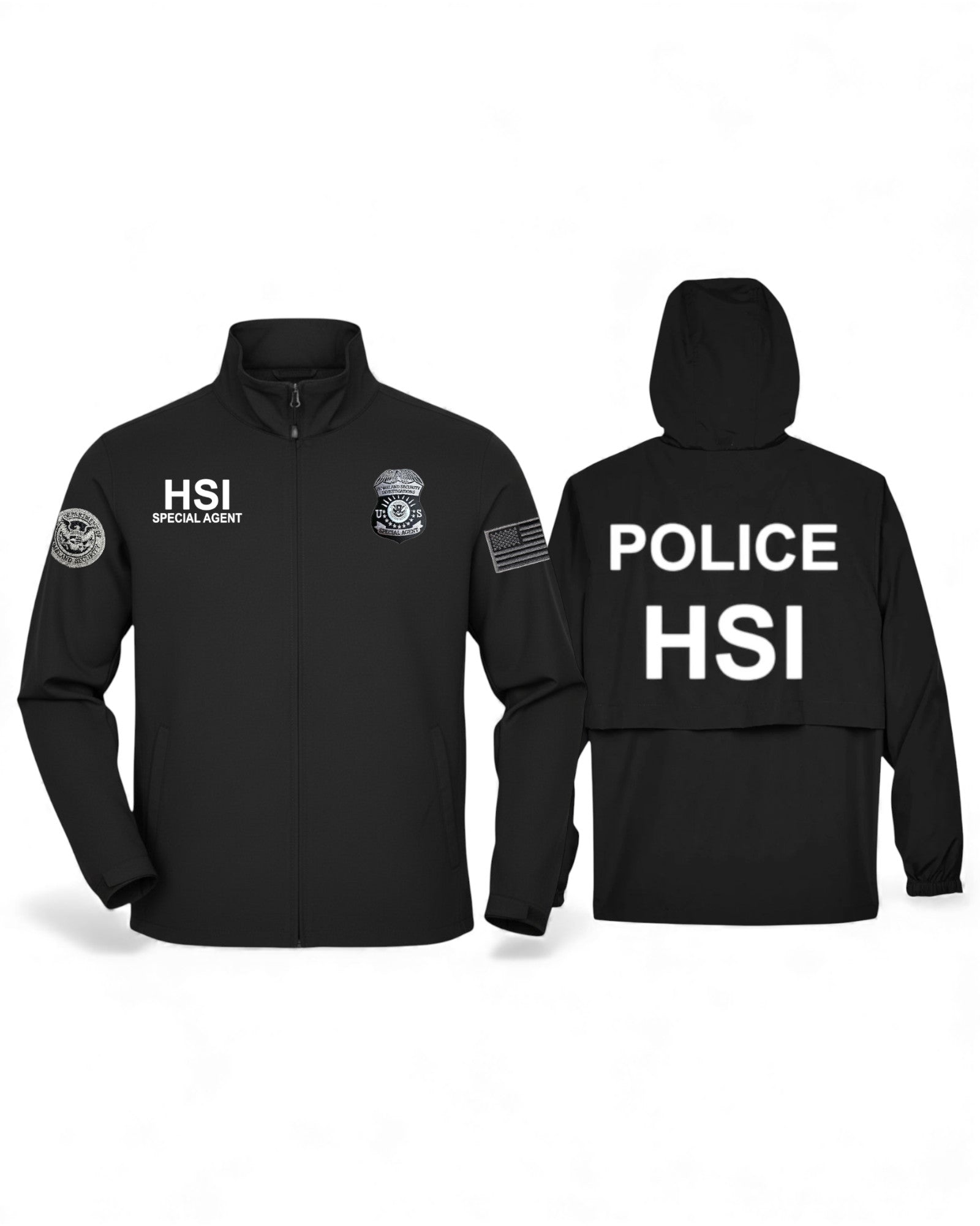 US POLICE 税関職員 ジャケット ＆ POLICE CAP セット　希少 HSI S/A RAID JACKET-BLACK-88083 – Sally's Cop Shop