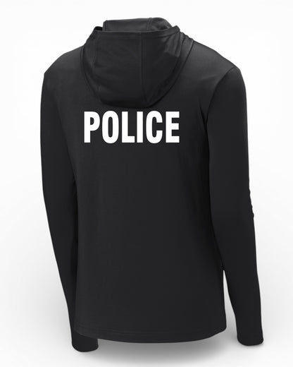 POLICE BACKPRINT PERFORMANCE AGENCY RAID HOODED PULLOVER-ST358