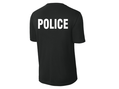 POLICE BACKPRINT PERFORMANCE AGENCY RAID T-SHIRT ST350