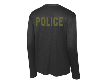 POLICE BACKPRINT PERFORMANCE AGENCY RAID LONGLSEEVE T-SHIRT ST350LS