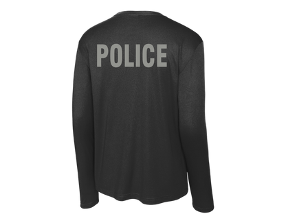 POLICE BACKPRINT PERFORMANCE AGENCY RAID LONGLSEEVE T-SHIRT ST350LS