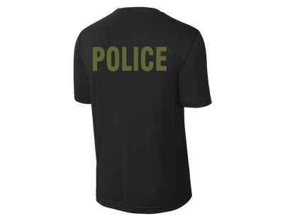 POLICE BACKPRINT PERFORMANCE AGENCY RAID T-SHIRT ST350