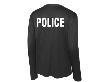 POLICE BACKPRINT PERFORMANCE AGENCY RAID LONGLSEEVE T-SHIRT ST350LS