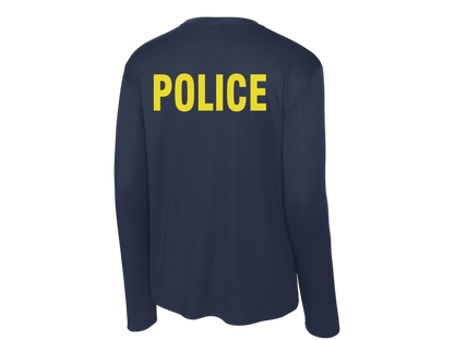POLICE BACKPRINT PERFORMANCE AGENCY RAID LONGLSEEVE T-SHIRT ST350LS