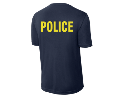 POLICE BACKPRINT PERFORMANCE AGENCY RAID T-SHIRT ST350