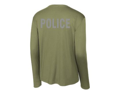 POLICE BACKPRINT PERFORMANCE AGENCY RAID LONGLSEEVE T-SHIRT ST350LS