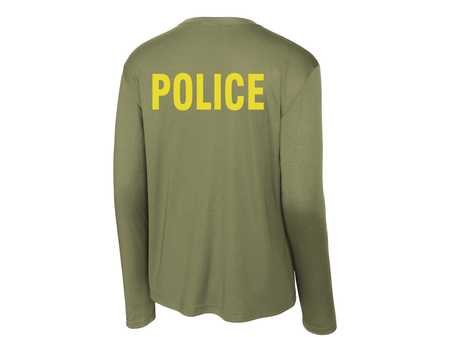 POLICE BACKPRINT PERFORMANCE AGENCY RAID LONGLSEEVE T-SHIRT ST350LS