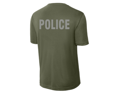 POLICE BACKPRINT PERFORMANCE AGENCY RAID T-SHIRT ST350