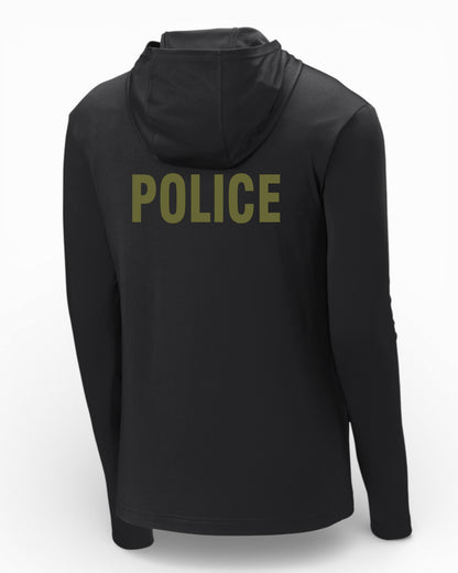 POLICE BACKPRINT PERFORMANCE AGENCY RAID HOODED PULLOVER-ST358