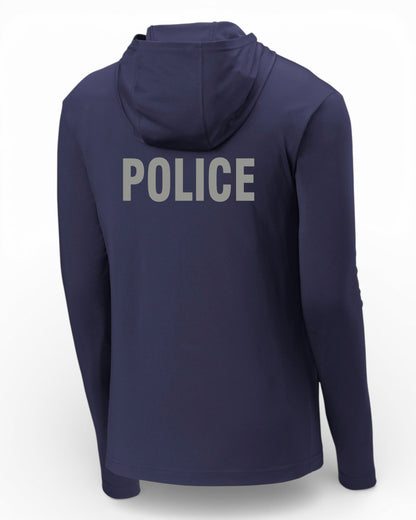 POLICE BACKPRINT PERFORMANCE AGENCY RAID HOODED PULLOVER-ST358
