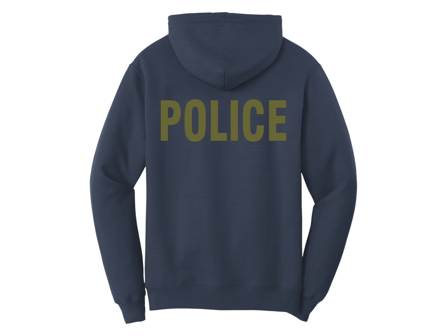 POLICE BACKPRINT HOODED SWEATSHIRT 50/50 FLEECE PC78H